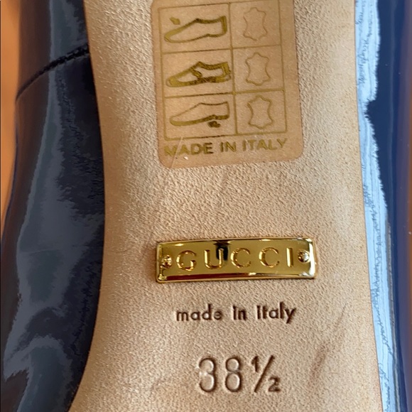 Blue leather Gucci heels - Picture 8 of 8